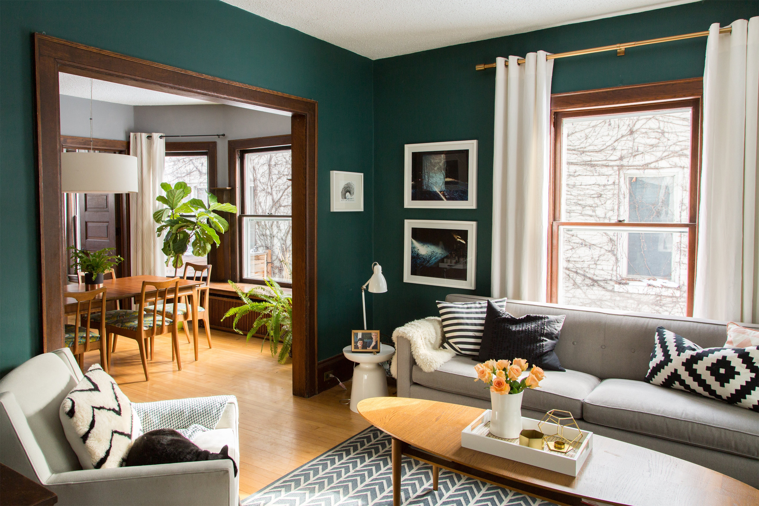 5 Grey & Green Living Room Ideas - Colour Schemes | Dulux